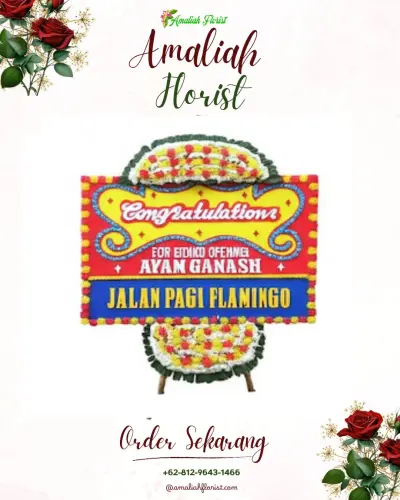 Bunga Papan Congratulation di Gedong Meneng
